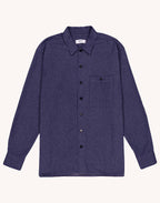Chemise Decré Borhd Denim Bleu en coton recyclé, Polyester recyclé, Autres fibres recyclées – OLOW
