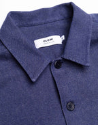 Chemise Decré Borhd Denim Bleu en coton recyclé, Polyester recyclé, Autres fibres recyclées – OLOW