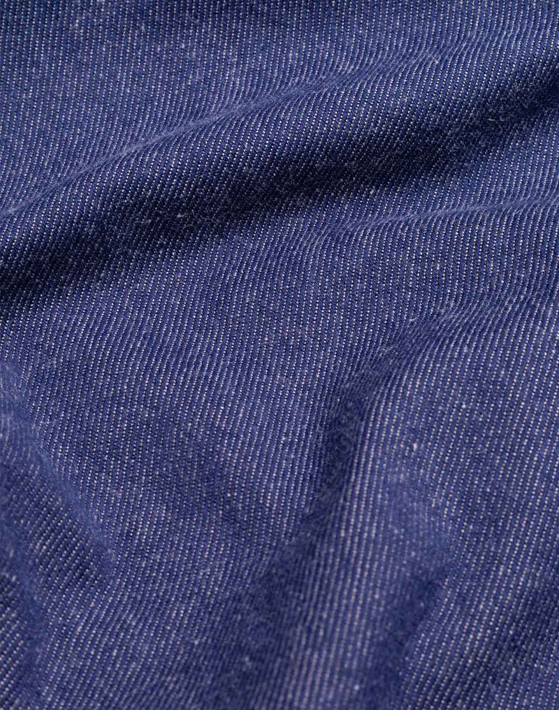 Chemise Decré Borhd Denim Bleu en coton recyclé, Polyester recyclé, Autres fibres recyclées – OLOW