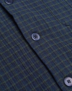 Chemise Decré Brackley Bleu Marine en coton bio GOTS – OLOW
