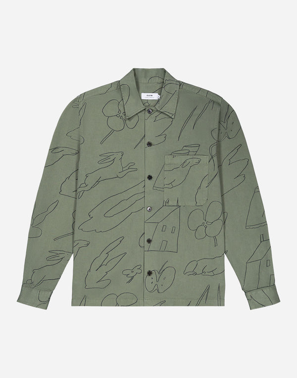 Chemise Décré gower kaki