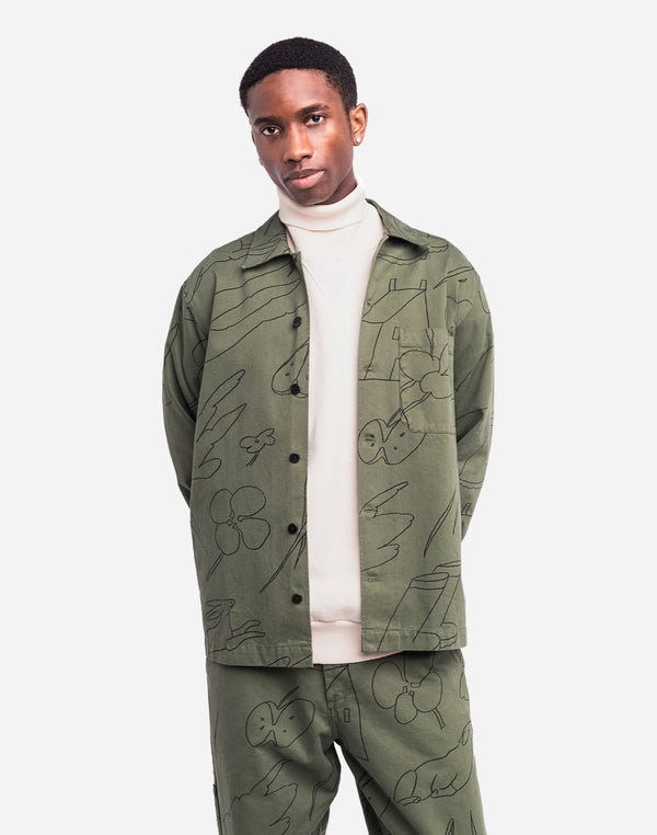 Chemise Décré gower kaki