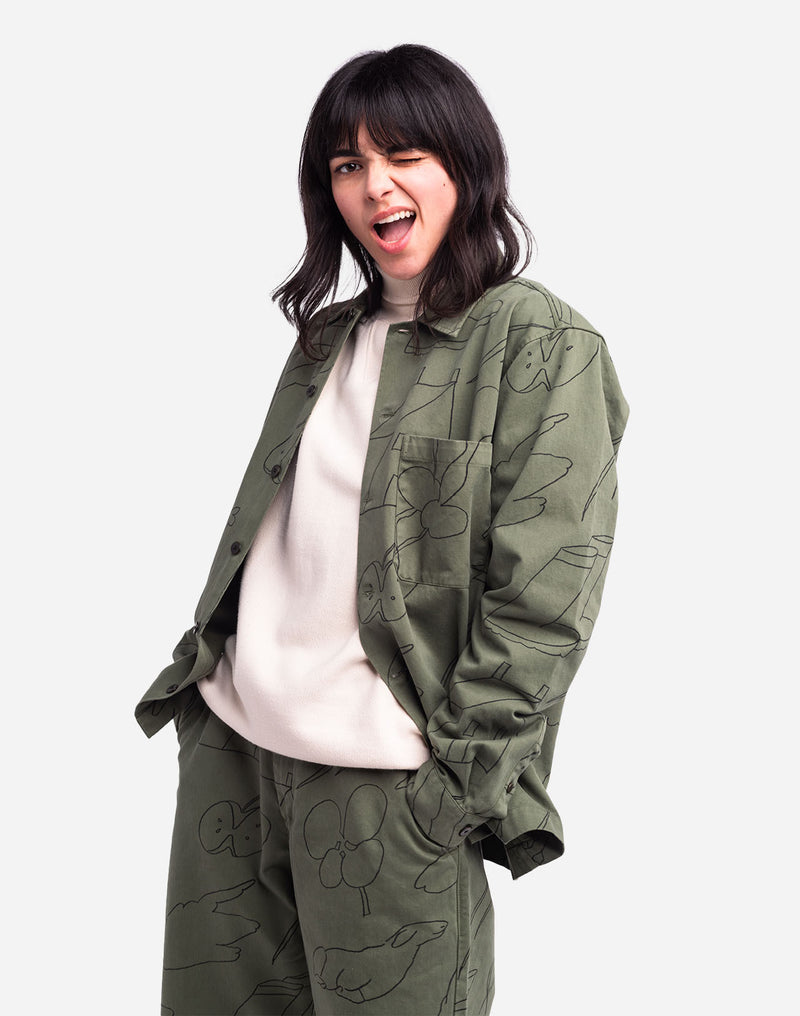 Chemise Décré gower kaki