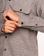 Chemise Décré plémon bleu chiné