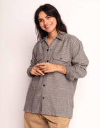 Chemise Décré plémon bleu chiné