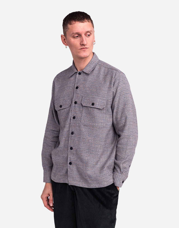 Chemise Décré plémon bleu chiné