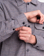 Chemise Décré plémon bleu chiné
