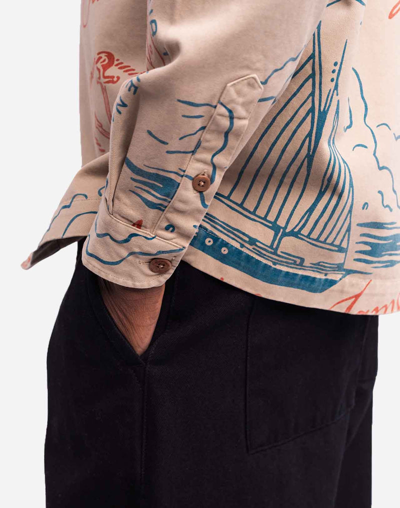 Chemise Décré urville beige