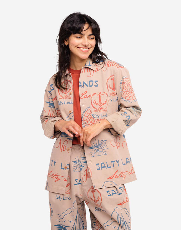 Chemise Décré urville beige