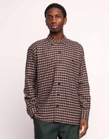 Chemise Decré Wick Marron et Bleu