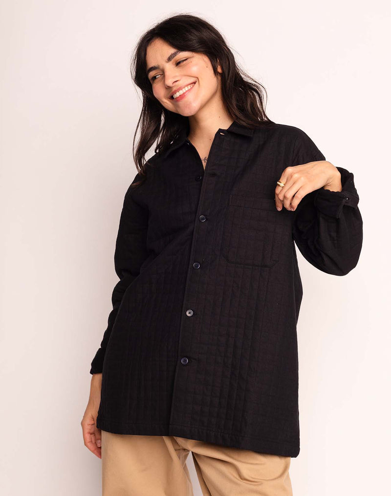 Chemise Hokka midnight noir