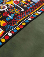 Chemise Nago Fields Kaki en sergé coton – OLOW