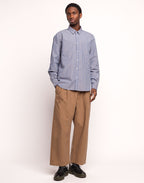Chemise Nago Randal Bleu Clair en coton bio GOTS – OLOW
