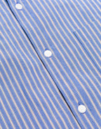 Chemise Nago Randal Bleu Clair en coton bio GOTS – OLOW