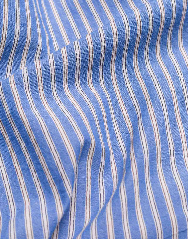 Chemise Nago Randal Bleu Clair en coton bio GOTS – OLOW