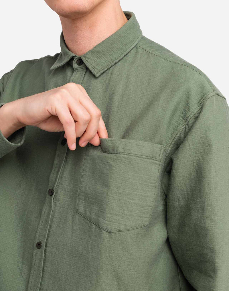 Chemise Nago vert olive