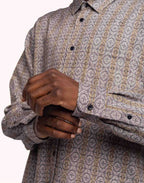 Chemise Nago Visakha Gris en coton – OLOW