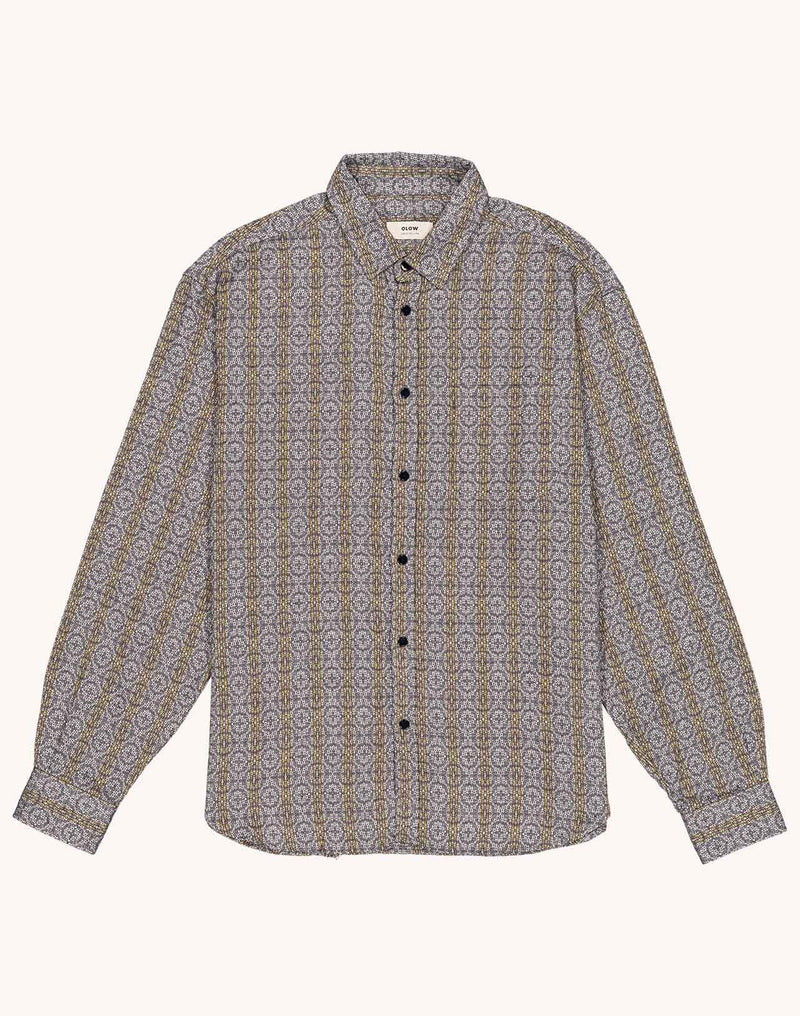 Chemise Nago Visakha Gris en coton – OLOW