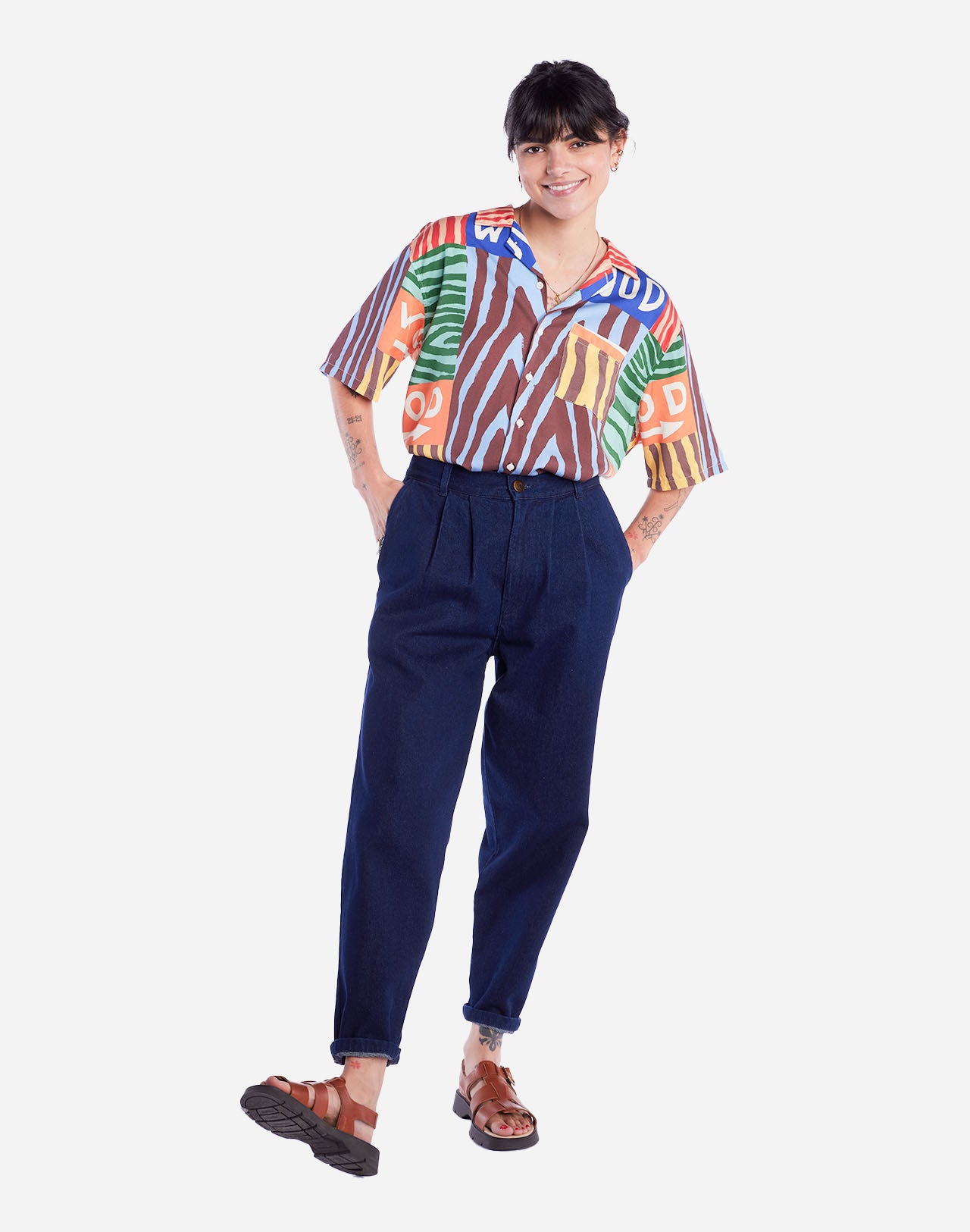 Multicoloured Aloha Firewood shirt – Olow