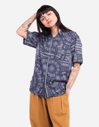 Chemisette Aloha Kendari bleu nuit