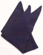Écharpe Kolmio Bleu Marine Chiné en laine mérinos extra-fine – OLOW