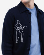 Gilet Jam bleu marine