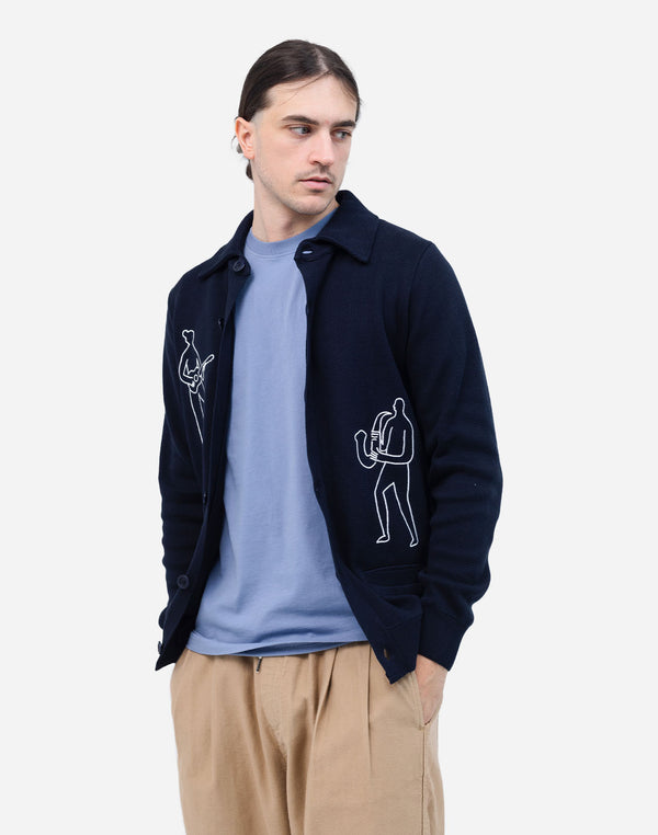 Gilet Jam bleu marine