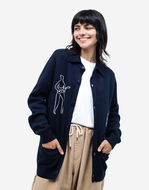 Gilet Jam bleu marine