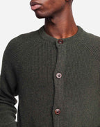 Gilet Tricot vert forêt