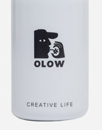 Gourde Glouglou logo blanc