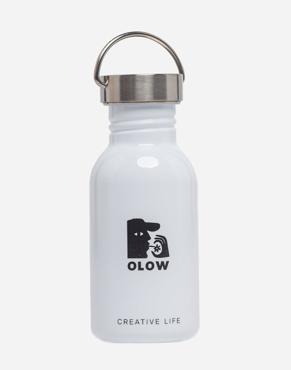 Gourde Glouglou logo blanc