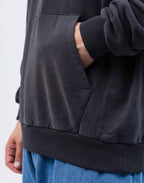 Sweat à capuche Hoodie Pomba noir carbone