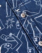 Veste Akka Life Dance Denim Bleu en coton, Coton recyclé – OLOW