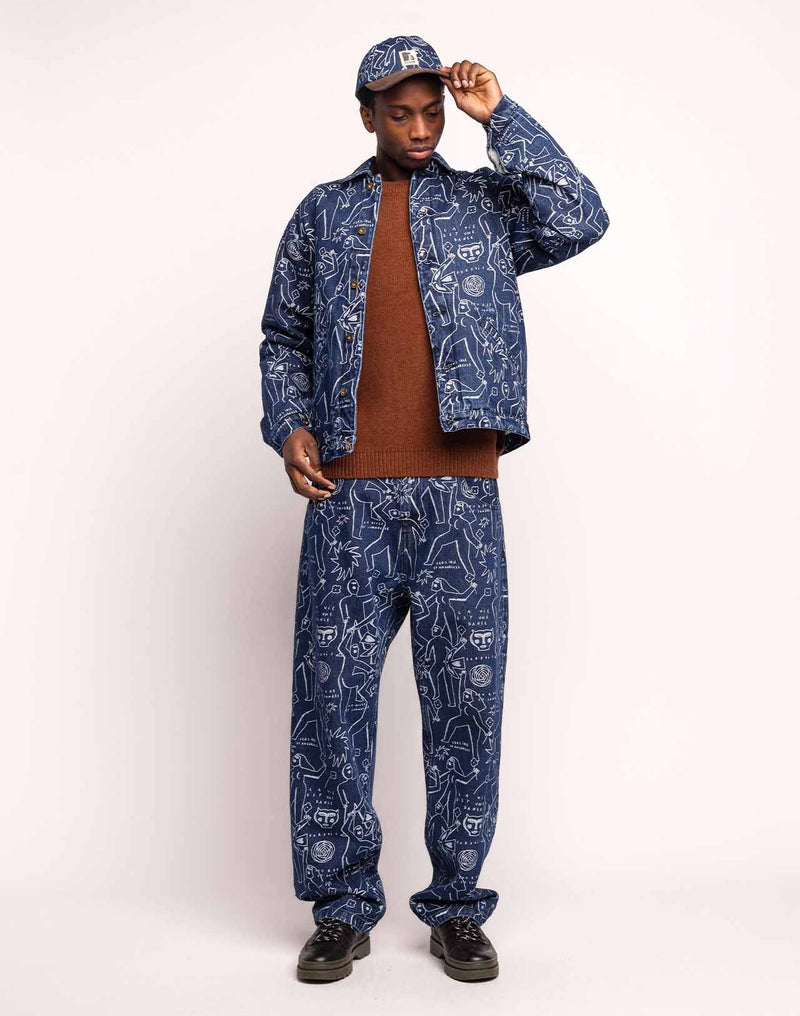 Veste Akka Life Dance Denim Bleu en coton, Coton recyclé – OLOW