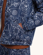 Veste Akka Life Dance Denim Bleu en coton, Coton recyclé – OLOW