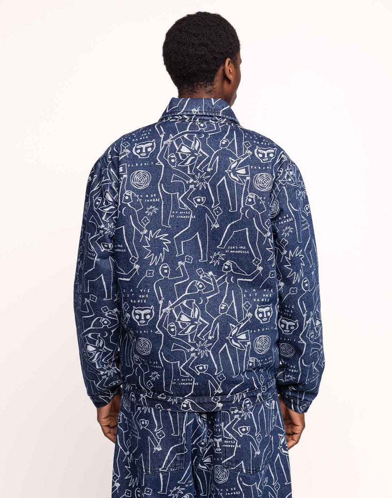 Veste Akka Life Dance Denim Bleu en coton, Coton recyclé – OLOW