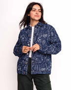 Veste Akka Life Dance Denim Bleu en coton, Coton recyclé – OLOW
