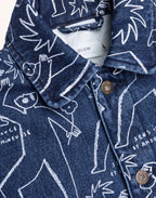 Veste Akka Life Dance Denim Bleu en coton, Coton recyclé – OLOW
