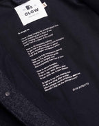 Veste Akka Noir en laine mérinos – OLOW