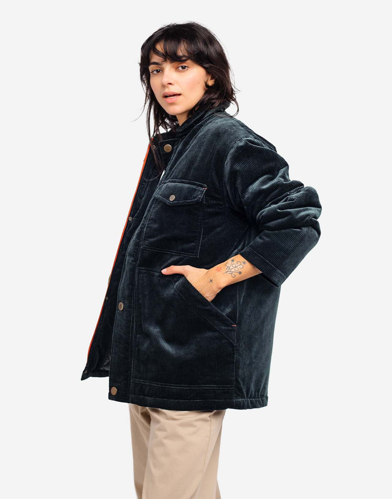 Manteau Fergus vert foncé