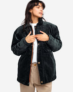 Manteau Fergus vert foncé