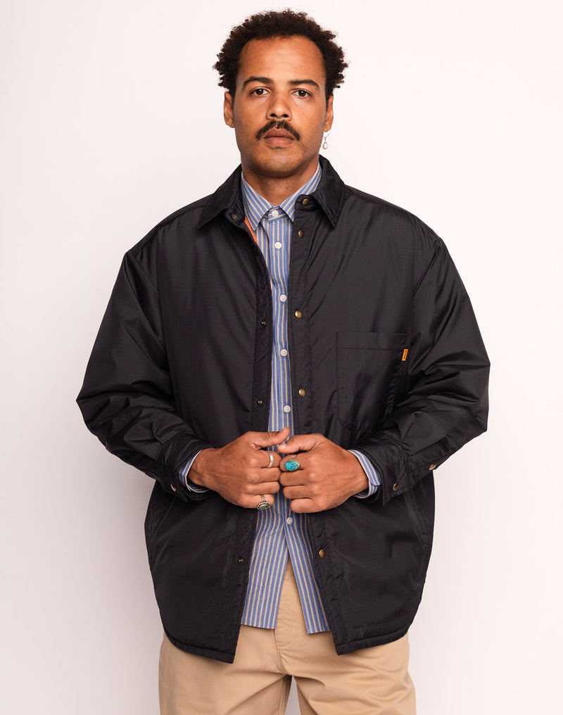 Veste Tacoma Noir en polyester recyclé, Seaqual – OLOW