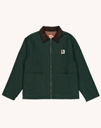 Blouson Yarm Vert Mélèze en lyocell, Canvas coton – OLOW