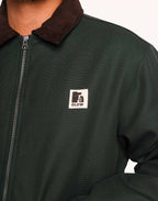 Blouson Yarm Vert Mélèze en lyocell, Canvas coton – OLOW