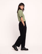 Pantalon Bruce Noir en coton – OLOW