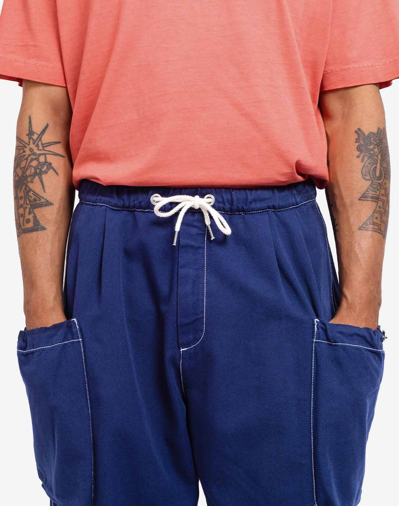 Pantalon Bruce Paint bleu outremer