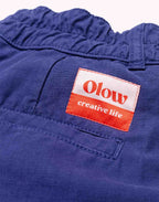 Pantalon Cargeot Bleu Outremer en coton bio – OLOW