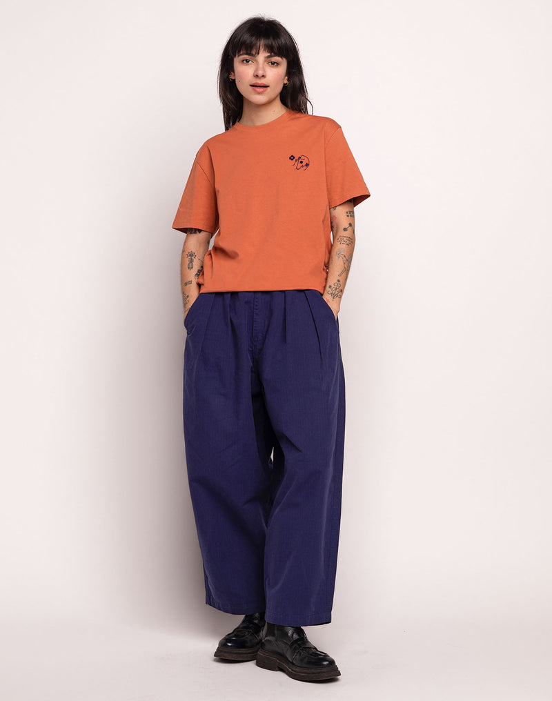 Pantalon Cargeot Bleu Outremer en coton bio – OLOW