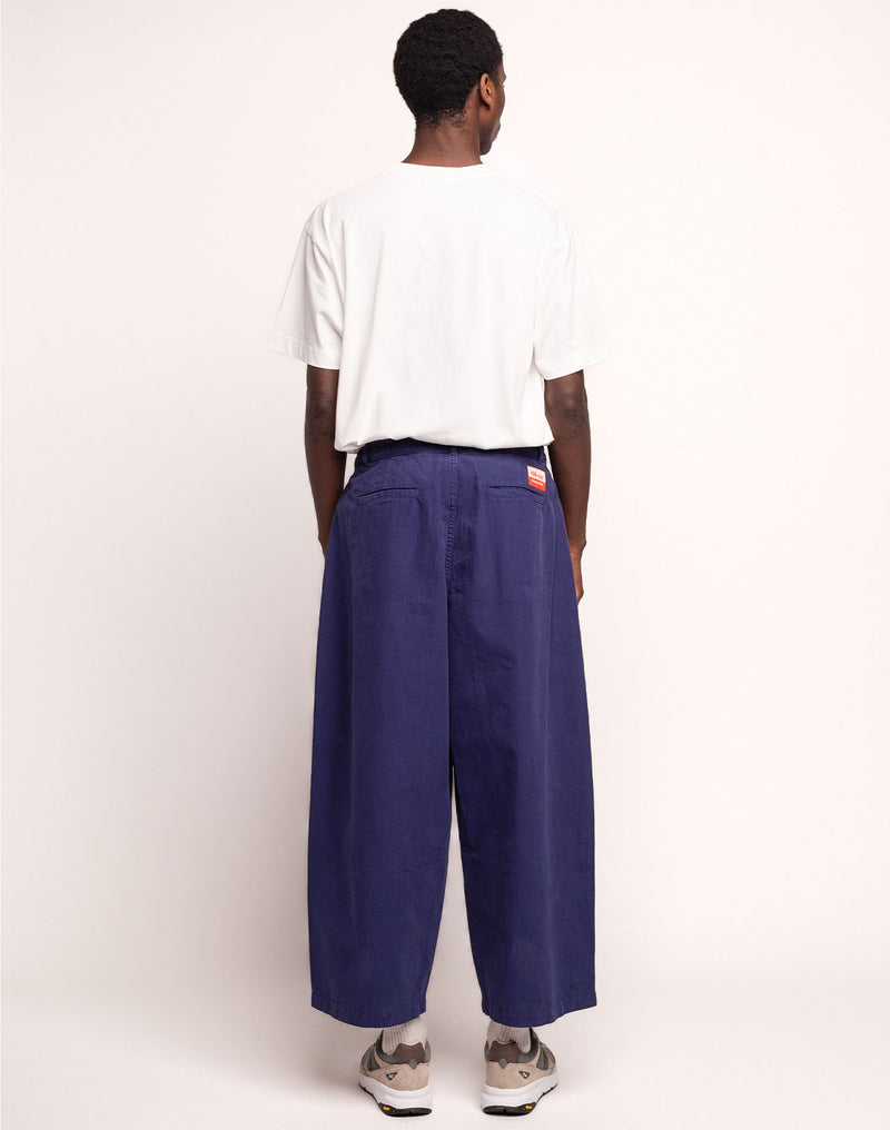 Pantalon Cargeot Bleu Outremer en coton bio – OLOW