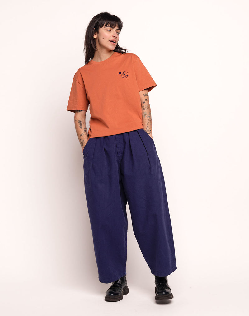 Pantalon Cargeot Bleu Outremer en coton bio – OLOW